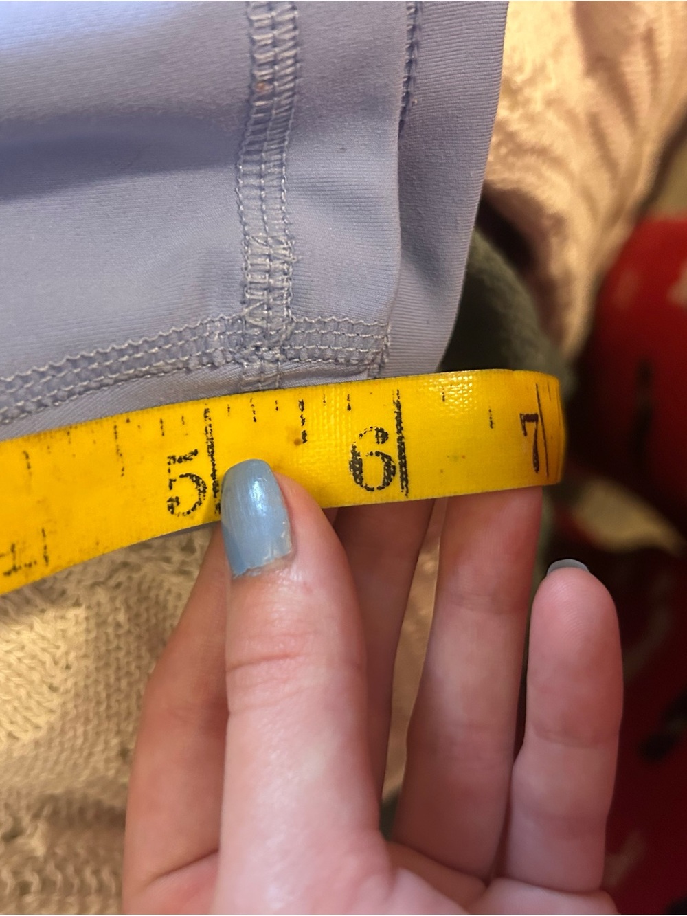 Old Navy Light Blue High-Rise Bike Shorts - Picture 5 of 5